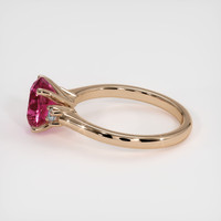 2.04 Ct. Pink Sapphire Ring, 18K Rose Gold 4