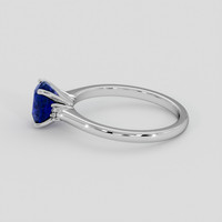 0.61 Ct. Blue Sapphire Ring, 10K White Gold 4