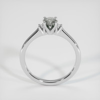 0.52 Ct. Grey Sapphire Ring, 10K White Gold 3