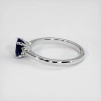 0.91 Ct. Sapphire Ring, 14K White Gold 4
