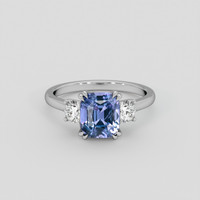 3.00 Ct. Color Change Spinel Ring, 14K White Gold 1