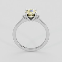 1.53 Ct. Bi Color Sapphire Ring, 14K White Gold 3