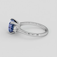 3.00 Ct. Color Change Spinel Ring, 18K White Gold 4