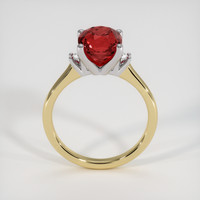 3.10 Ct. Gemstone Ring, 18K White & Yellow 3