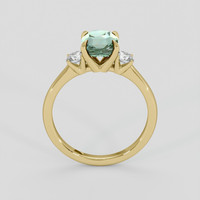 1.55 Ct. Bi Color Sapphire Ring, 10K Yellow Gold 3