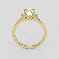 1.28 Ct. Yellow Sapphire Ring, 10K Yellow Gold 3