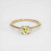 0.55 Ct. Bi Color Sapphire Ring, 14K Yellow Gold 1