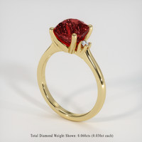 3.10 Ct. Gemstone Ring, 14K Yellow Gold 2