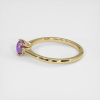0.85 Ct. Sapphire Ring, 14K Yellow Gold 4