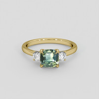 1.55 Ct. Bi Color Sapphire Ring, 14K Yellow Gold 1
