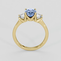 1.44 Ct. Bi Color / Parti Sapphire Ring, 14K Yellow Gold 3