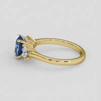 1.44 Ct. Bi Color / Parti Sapphire Ring, 14K Yellow Gold 4