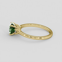 1.49 Ct. Green Sapphire Ring, 14K Yellow Gold 4