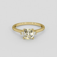 1.28 Ct. Yellow Sapphire Ring, 14K Yellow Gold 1