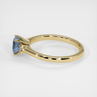 0.90 Ct. Sapphire Ring, 14K Yellow Gold 4