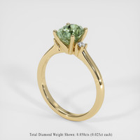 1.40 Ct. Sapphire Ring, 14K Yellow Gold 2