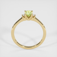 0.55 Ct. Sapphire Ring, 18K Yellow Gold 3