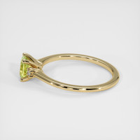 0.55 Ct. Sapphire Ring, 18K Yellow Gold 4