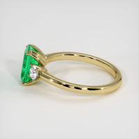 1.70 Ct. Emerald Ring, 18K Yellow Gold 4