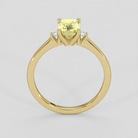 1.44 Ct. Yellow Sapphire Ring, 18K Yellow Gold 3
