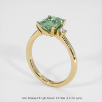 1.53 Ct. Sapphire Ring, 18K Yellow Gold 2