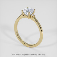 2.31 Ct. Blue Sapphire Ring, 18K Yellow Gold 2
