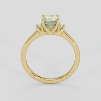 1.18 Ct. Yellow Sapphire Ring, 18K Yellow Gold 3