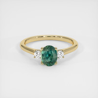 1.71 Ct. Sapphire Ring, 18K Yellow Gold 1