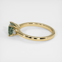 1.24 Ct. Sapphire Ring, 18K Yellow Gold 4