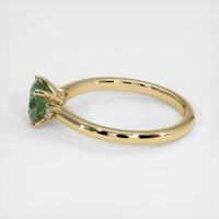 0.99 Ct. Sapphire Ring, 18K Yellow Gold 4