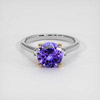 2.24 Ct. Gemstone Ring, 14K Yellow & White 1