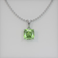 1.68 Ct. Gemstone Pendant, Platinum 950 1