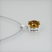 1.61 Ct. Gemstone Pendant, Platinum 950 3