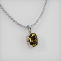 1.15 Ct. Gemstone Pendant, Platinum 950 2