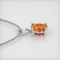 0.93 Ct. Gemstone Pendant, Platinum 950 3