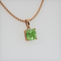 1.68 Ct. Gemstone Pendant, 14K Rose Gold 2