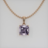 1.52 Ct. Gemstone Pendant, 14K Rose Gold 1
