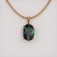 2.32 Ct. Gemstone Pendant, 14K Rose Gold 1