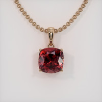 3.10 Ct. Gemstone Pendant, 14K Rose Gold 1