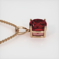 3.10 Ct. Gemstone Pendant, 14K Rose Gold 3
