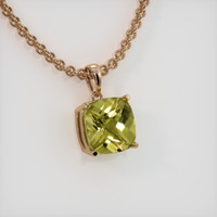 4.55 Ct. Gemstone Pendant, 14K Rose Gold 2