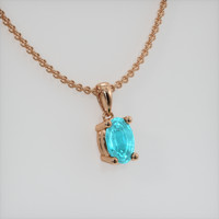 0.31 Ct. Gemstone Pendant, 14K Rose Gold 2