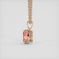 3.02 Ct. Padparadscha Sapphire Pendant, 14K Rose Gold 3