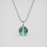 2.46 Ct. Alexandrite Pendant, 10K White Gold 1