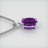 4.77 Ct. Gemstone Pendant, 14K White Gold 3
