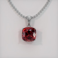 3.10 Ct. Gemstone Pendant, 14K White Gold 1