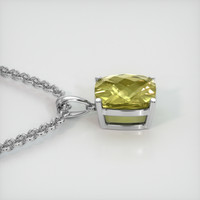 4.55 Ct. Gemstone Pendant, 14K White Gold 3