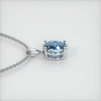 1.85 Ct. Gemstone Pendant, 14K White Gold 3