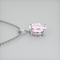 2.60 Ct. Gemstone Pendant, 18K White Gold 3