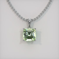 2.20 Ct. Gemstone Pendant, 18K White Gold 1